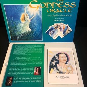 Vintage 1997 Authentic Goddess Oracle Amy Marashinsky Artist Hrana Janto (RIP)